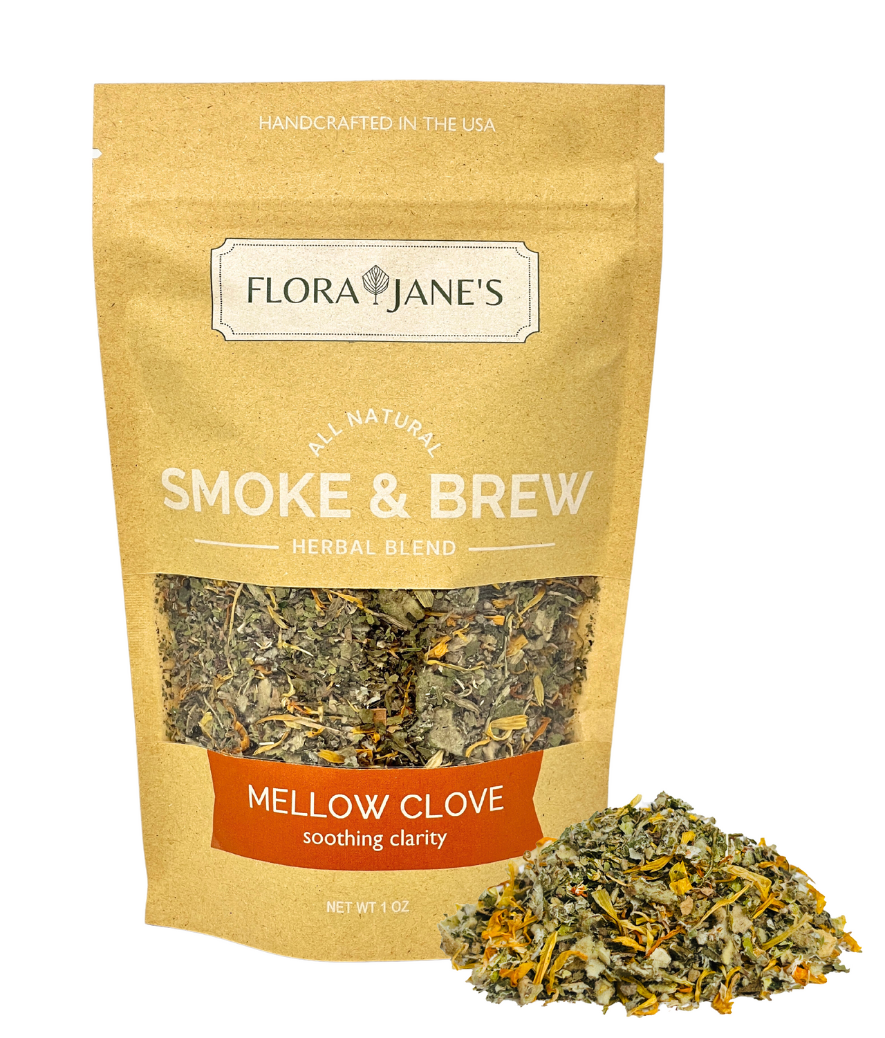 bag of herbal smoke blend
