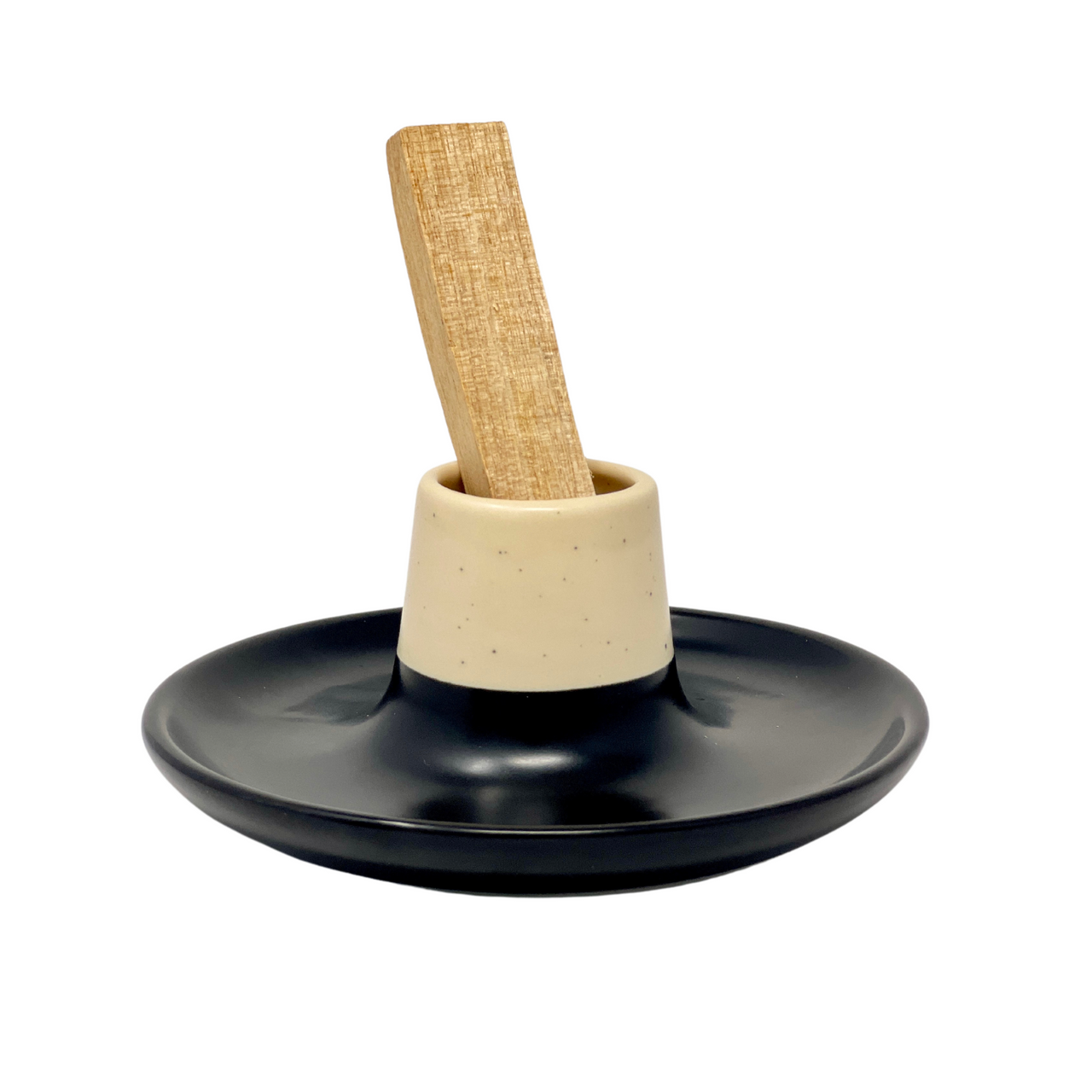 Palo Santo Holder • Black & Tan