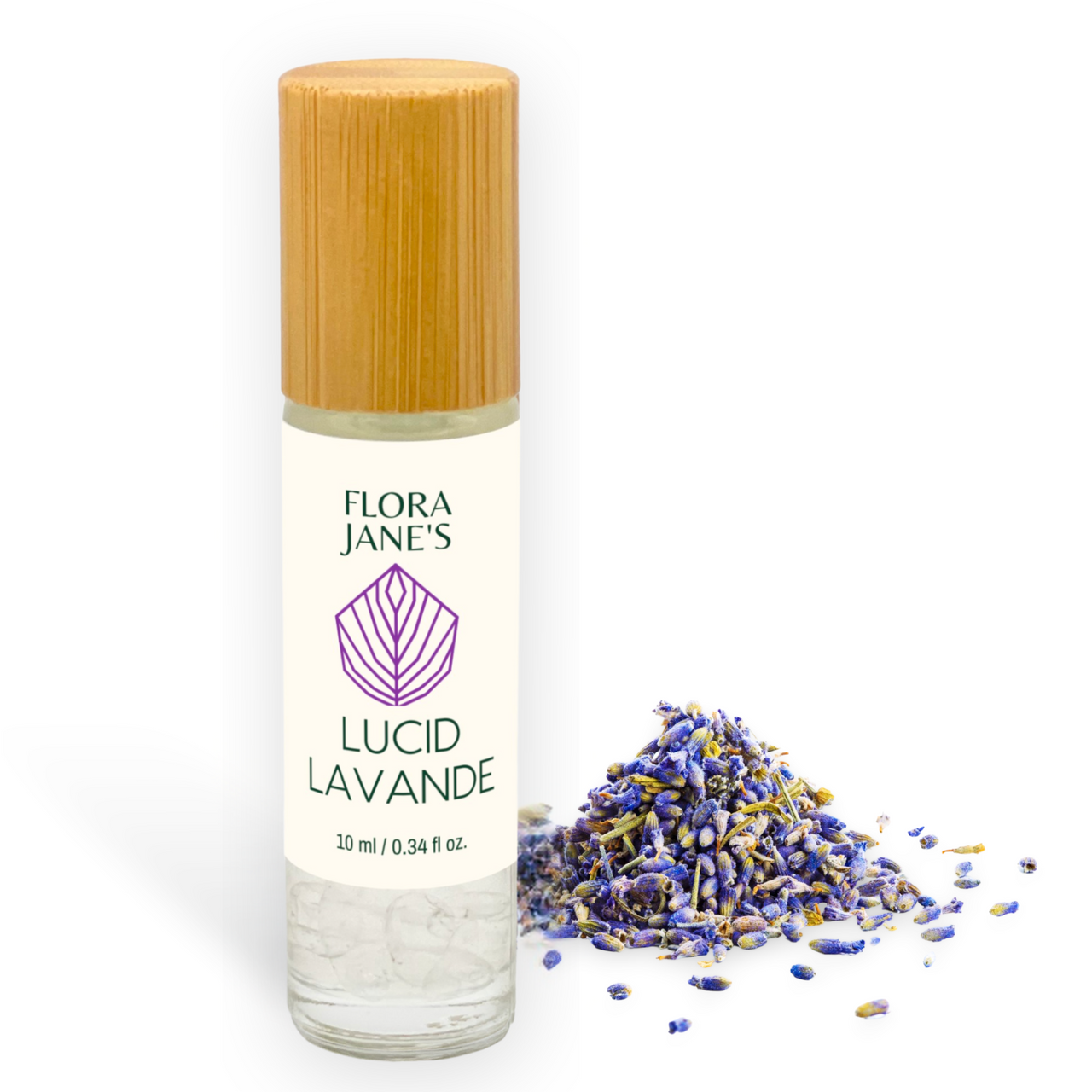 Lucid Lavande Essential Oil Roll On - Lavender, Palo Santo & White Sage