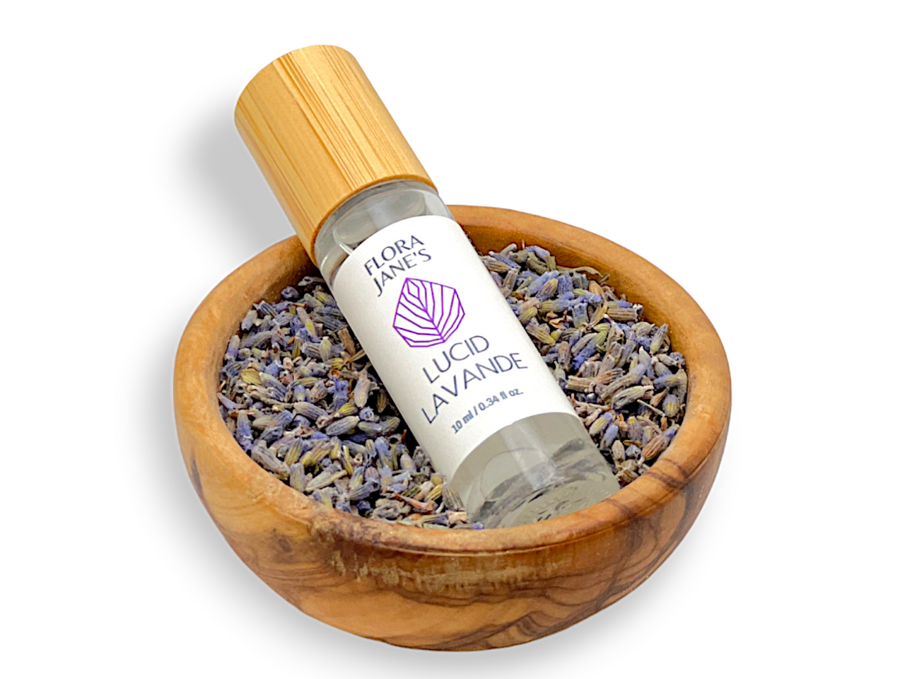 Lucid Lavande Essential Oil Roll On - Lavender, Palo Santo & White Sage